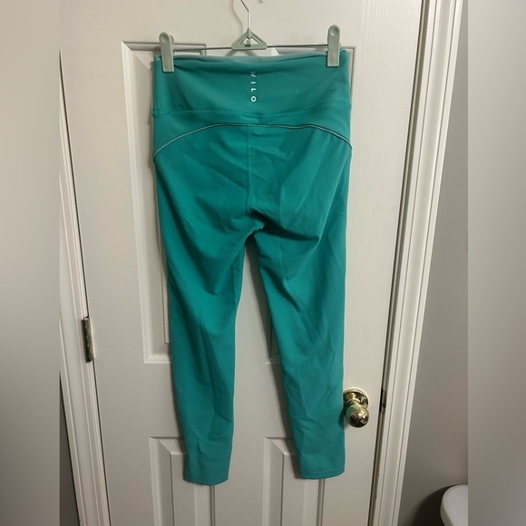 Wilo The Label Outline Leggings Ribbed Sea Green Size Medium NWT - Picture 4 of 5